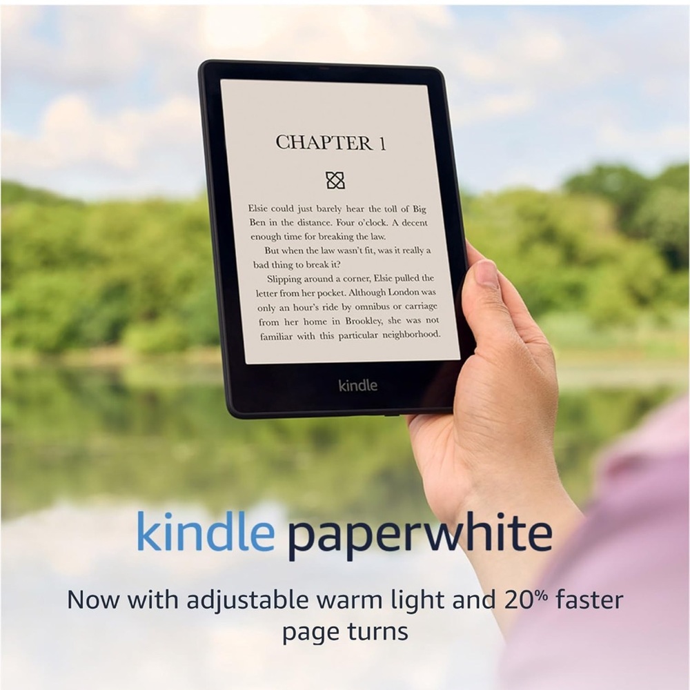 Amazon Kindle eBook Reader (11th Generation 8GB) + Case and Strap
